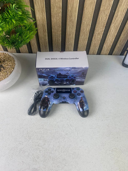 SONY DualShock Manette PS4 Sans Fil, Batterie Rechargeable (High Copy) – Edition Captain America,Street Fighter,Ragnarok, Ghost Runner et  COD BO6