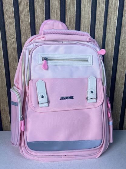 Sac à Dos Scolaire Style Kawaii Grand Volume Tissu Imperméable ROSE SACKDS08RS - حقيبة مدرسية بتصميم كاوايي