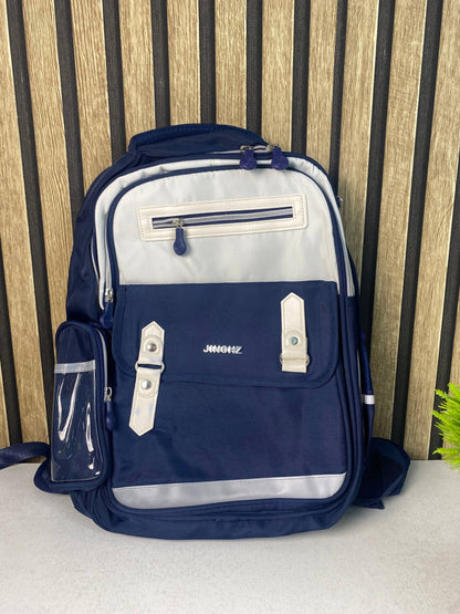 Sac à Dos Scolaire Style Kawaii Grand Volume Tissu Imperméable Bleu Nuit SACKDS08BLN - حقيبة مدرسية بتصميم كاوايي