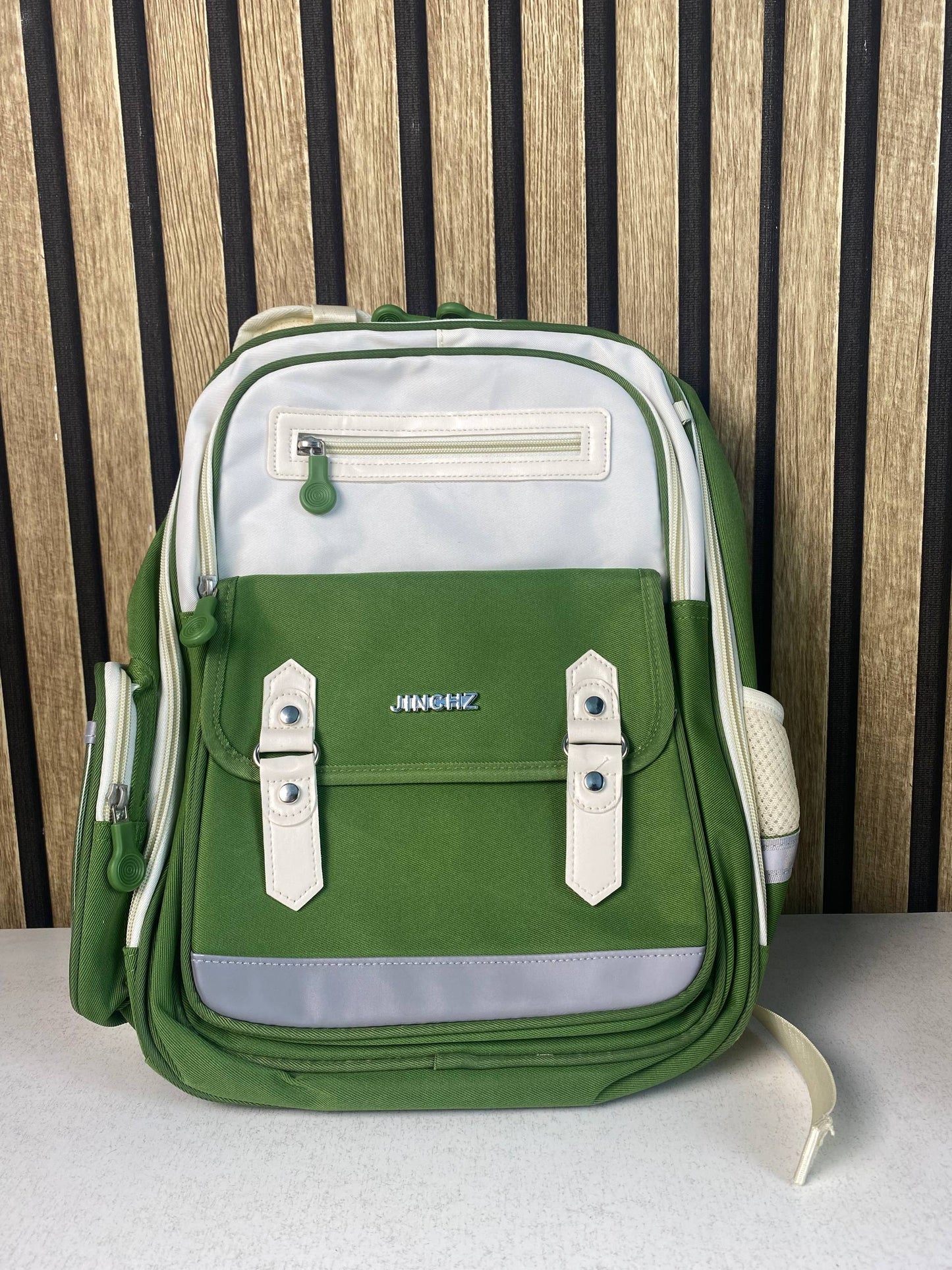 Sac à Dos Scolaire Style Kawaii Grand Volume Tissu Imperméable Vert SACKDS08VT - حقيبة مدرسية بتصميم كاوايي