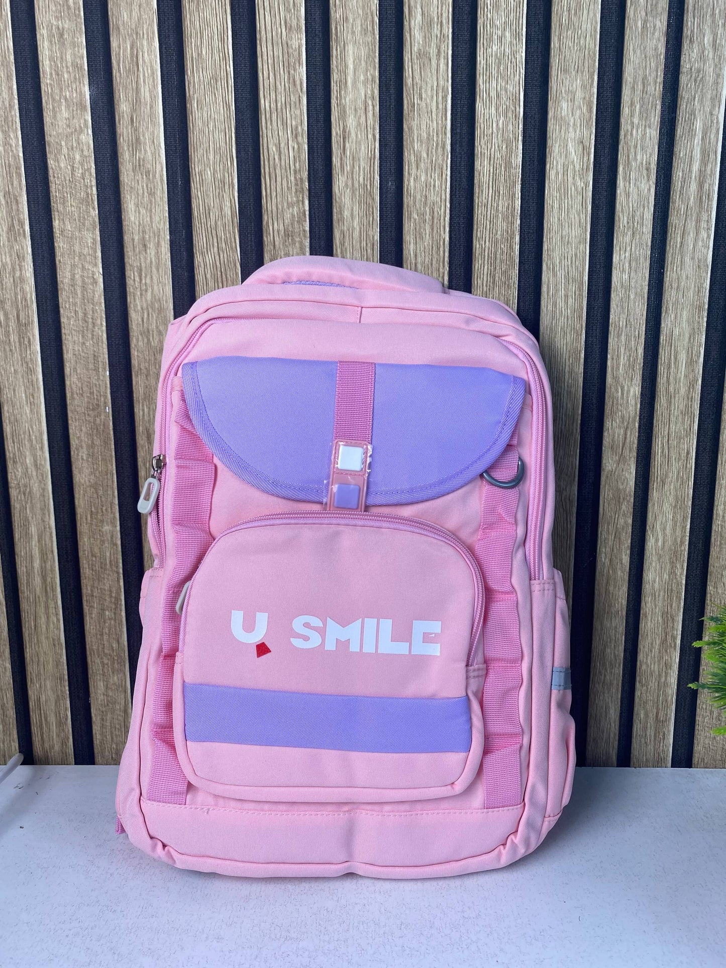 Sac à Dos Scolaire pour Enfnats U-Smile Rose SACKDS09RS - حقيبة مدرسية للأطفال