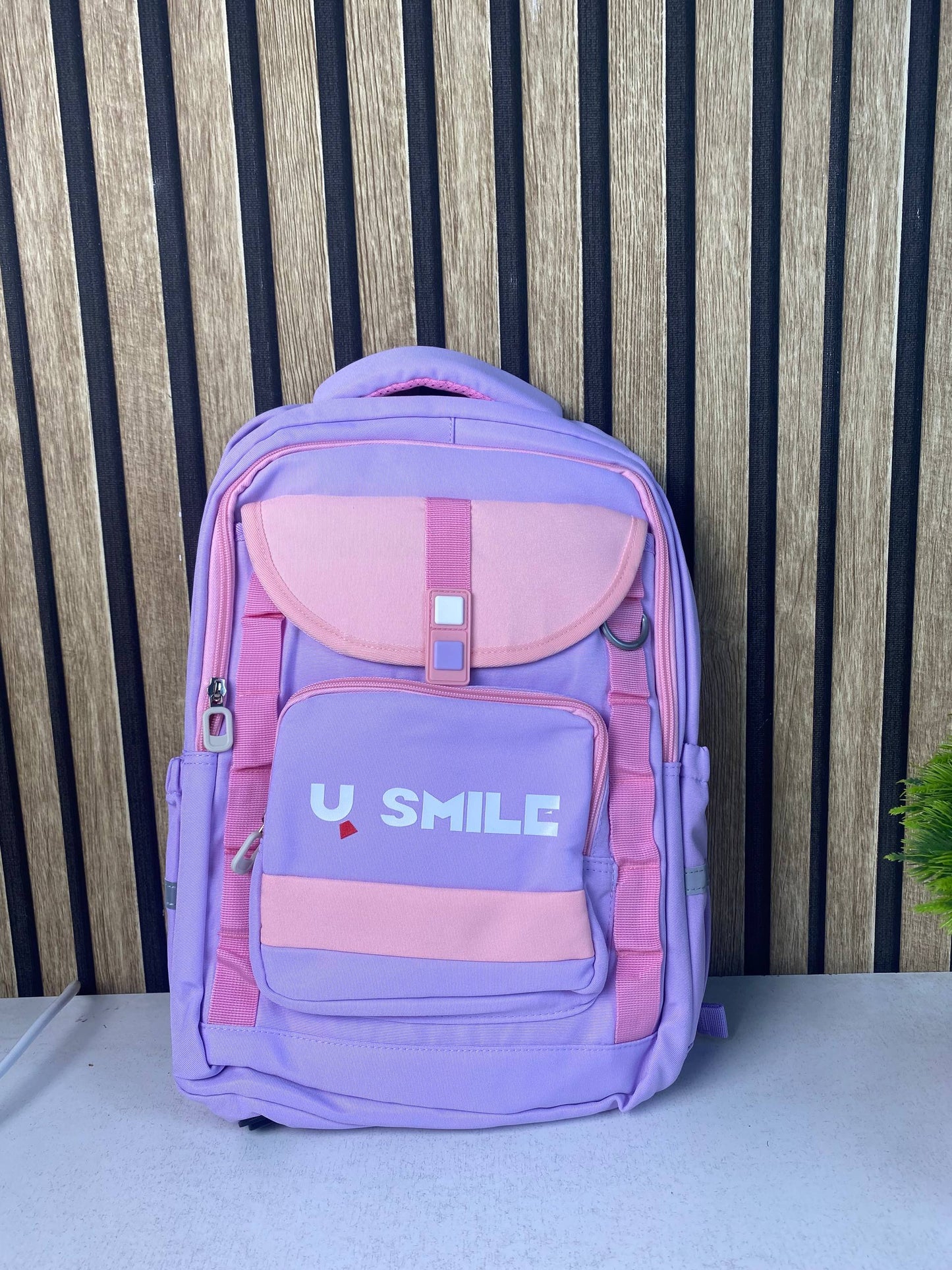Sac à Dos Scolaire pour Enfnats U-Smile Mauve SACKDS09MV - حقيبة مدرسية للأطفال