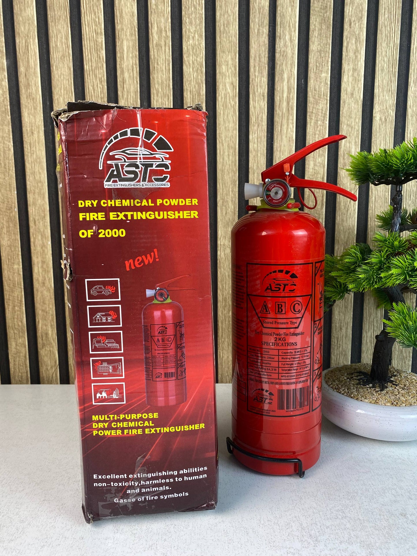 Extincteur Fire Stop 2kg -مطفأة حريق