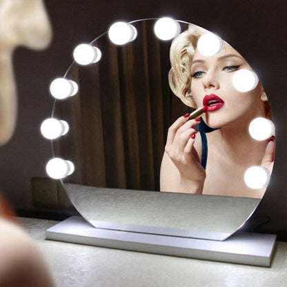 Chende Lampe pour miroir de courtoisie 10 psc Hollywood Style