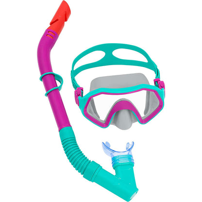 Bestway Masque et Tuba Crusader pour Jeunes Enfants à partir de 7 Ans 24025