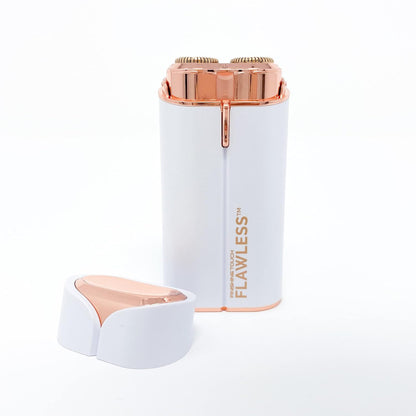 Flawless Face Duo Appareil de rasage électrique avec lumière LED pour épilation instantanée