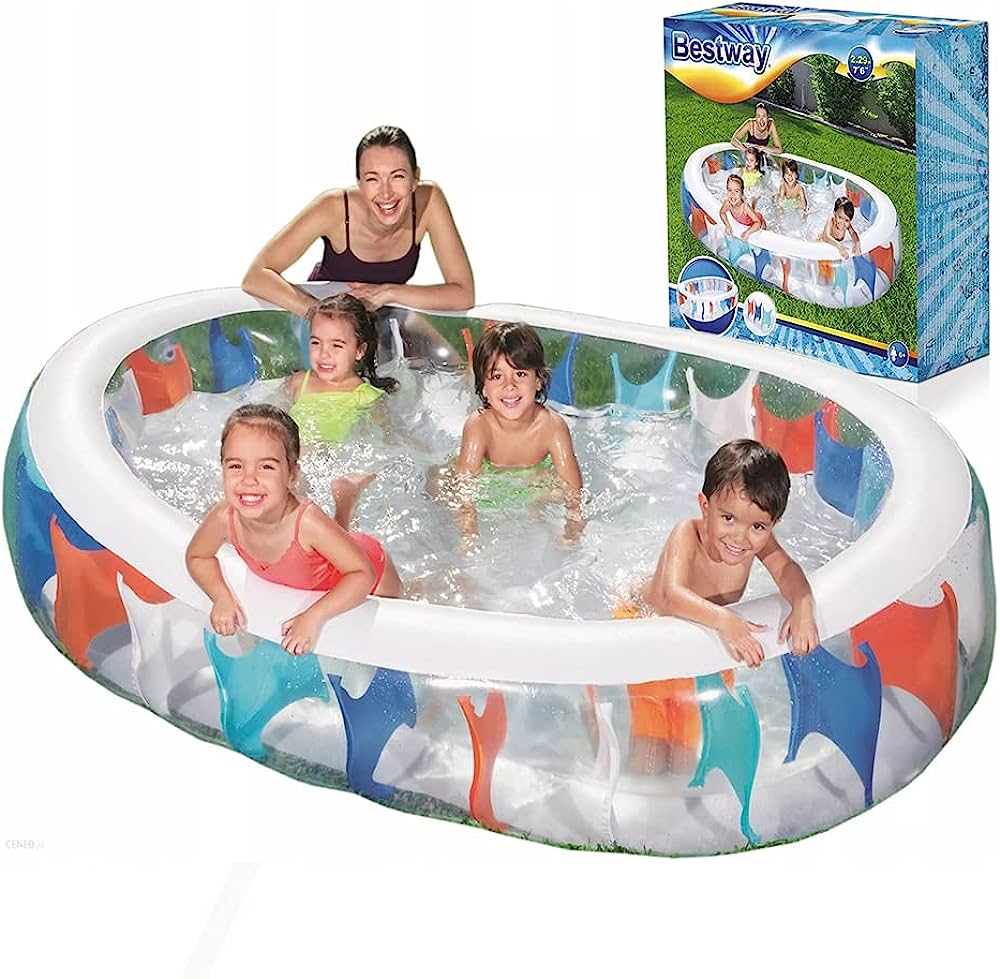 Piscine Elliptique Gonflable Familiale Bestway 54066 تنزوت