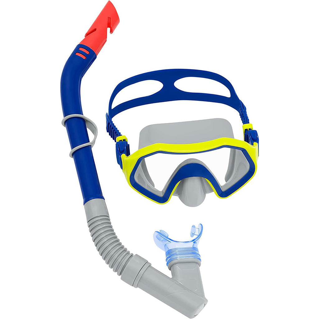 Bestway Masque et Tuba Crusader pour Jeunes Enfants à partir de 7 Ans 24025
