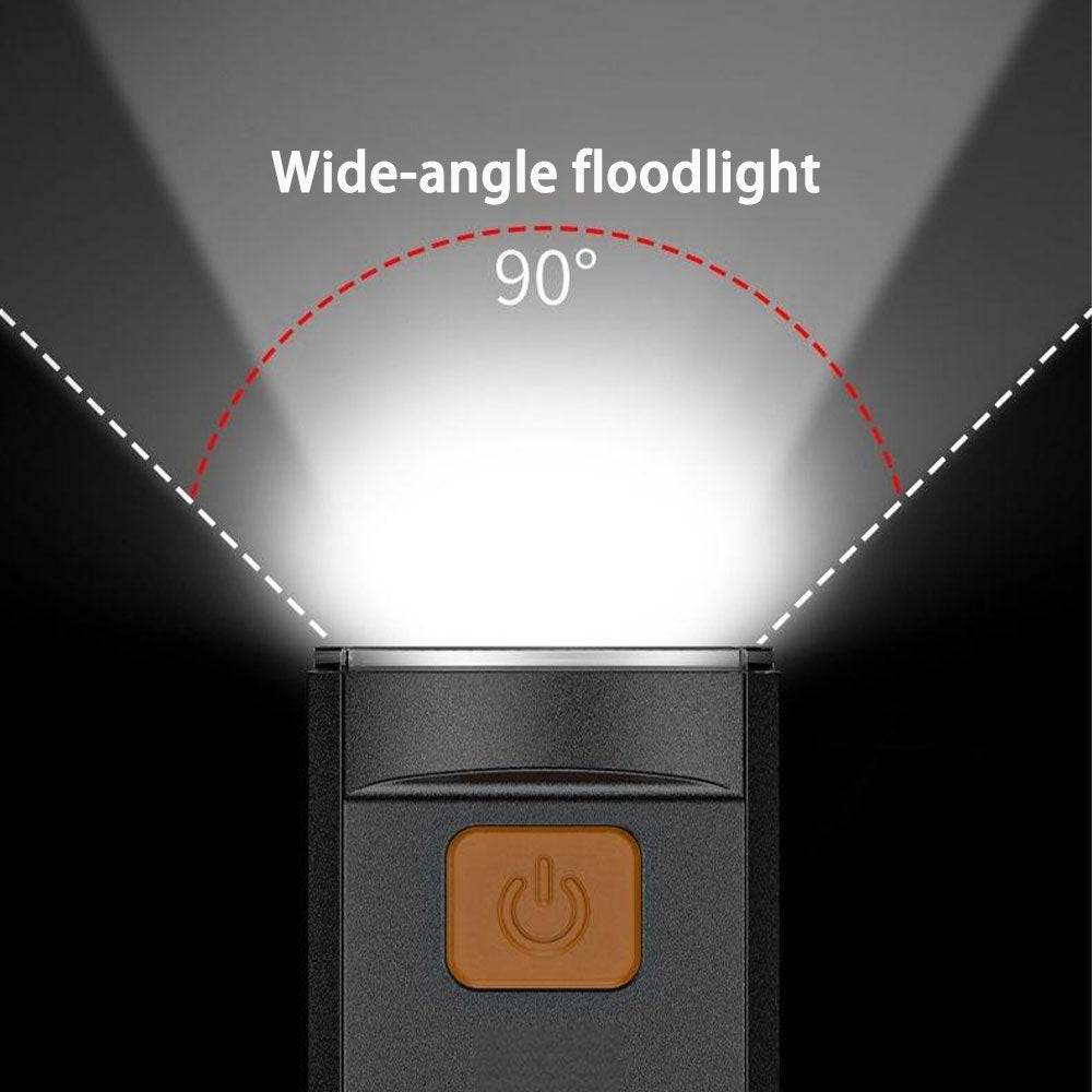Kit d'Éclairage LED Avant et Arrière Rechargeable par USB pour Vélo HY035 - طقم إضاءة ليد ساطع للدراجات الأمامية والخلفية قابلة لإعادة الشحن