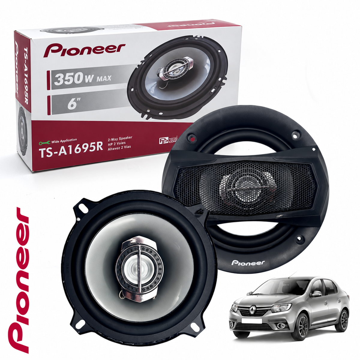 Haut-Parleur Pioneer Coaxial de Voiture 350W avec Stéréo Omnidirectionnels - مكبرات صوت للسيارة