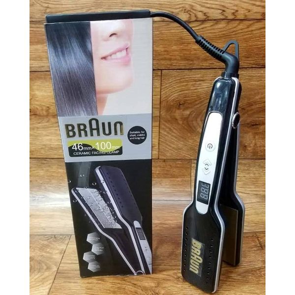 BRAUNE Lisseur a Vapeur Plaque Ceramique Pro