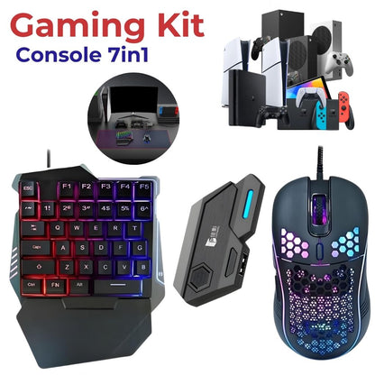 Convertisseur Clavier et Souris Gaming 7 en 1 – محول لوحة مفاتيح وفأرة للألعاب تنزوت