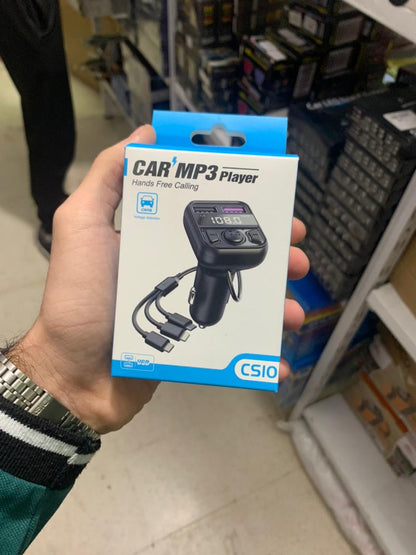 Transmetteur Bluetooth pour voiture, Voiture MP3 Radio AUX CS10