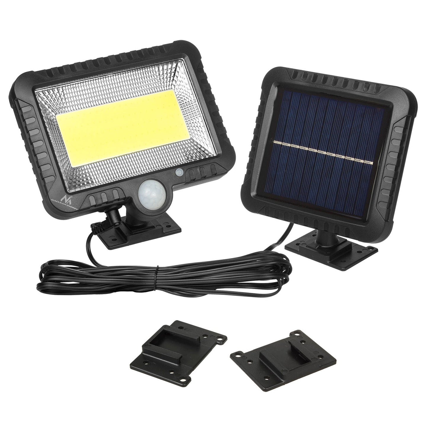 Lampe projecteur solaire LED et détecteur de mouvement 5W IP44 - SL-F100