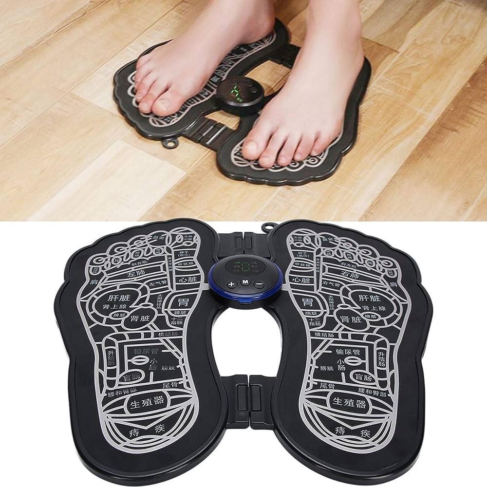 Tapis de massage électrique des pieds EMS Technologie Physiothérapie
