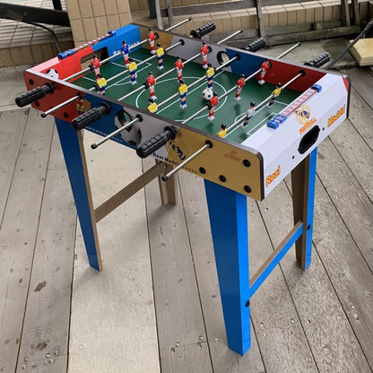 MidiLi Table de Baby foot à 6 rangées en Bois