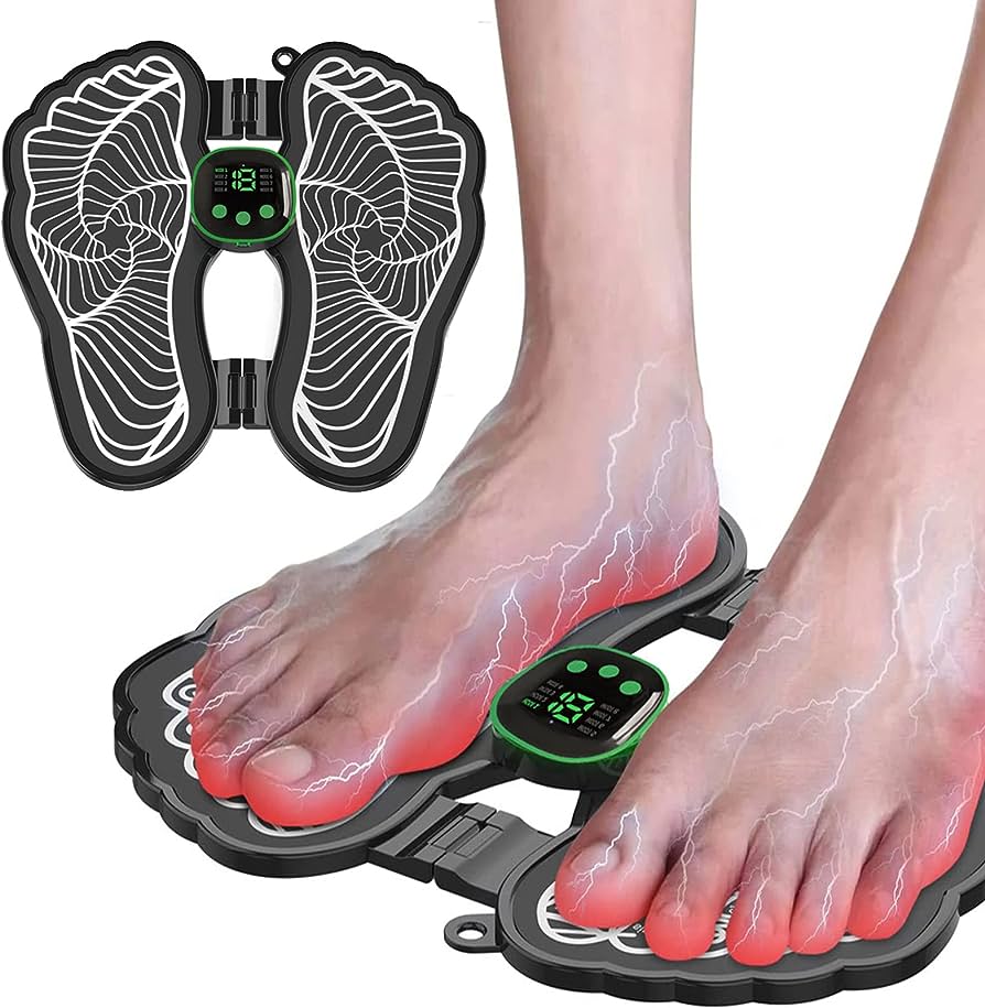 Tapis de massage électrique des pieds EMS Technologie Physiothérapie