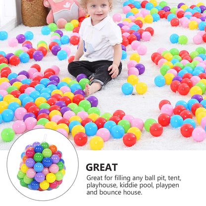 Sac de 50 balles De Jeux multicolore avec Diamètre 75 Mm