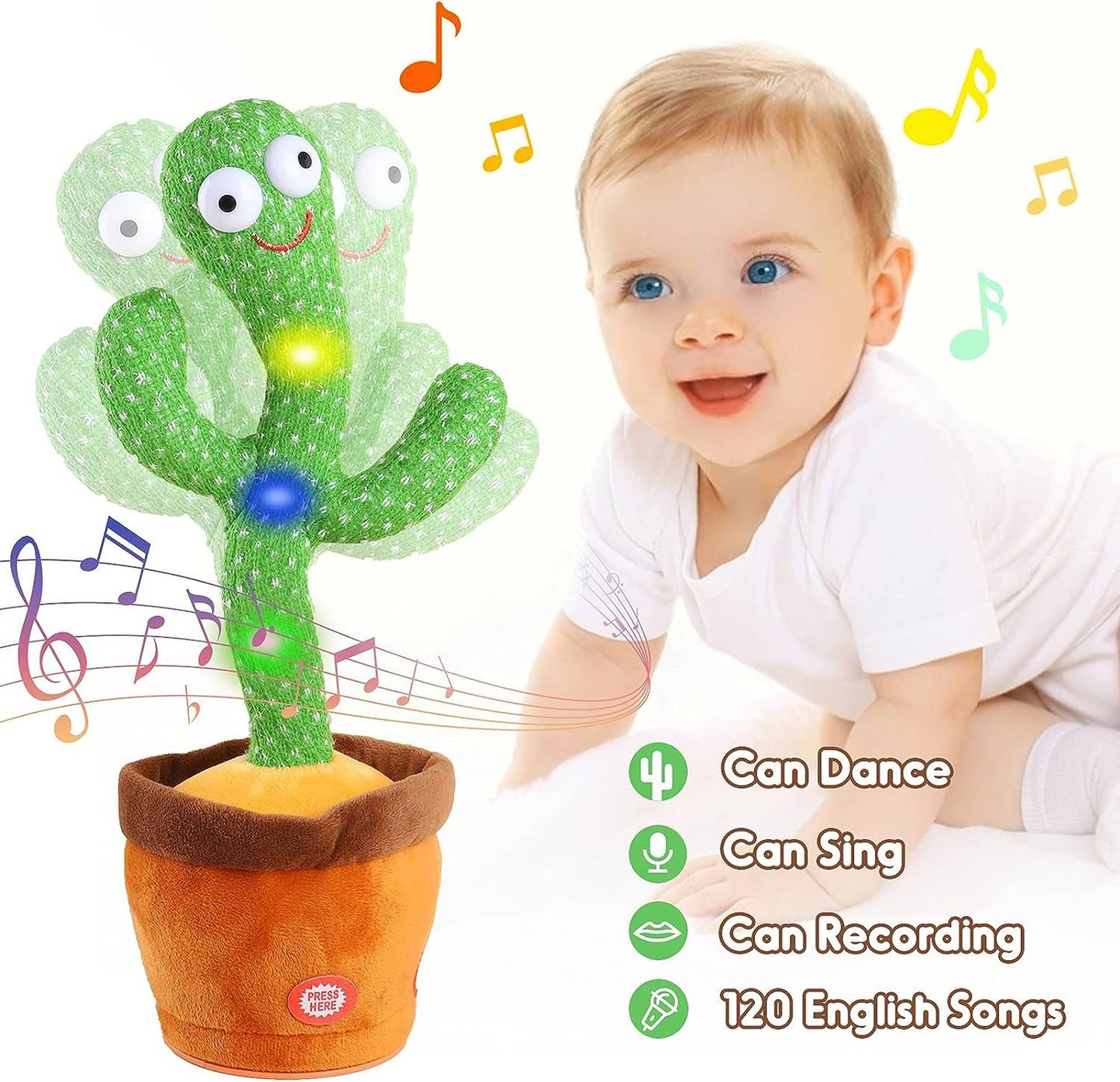 Cactus danseuse Rechargeable | لعبة الصبارة الراقصة للاطفال