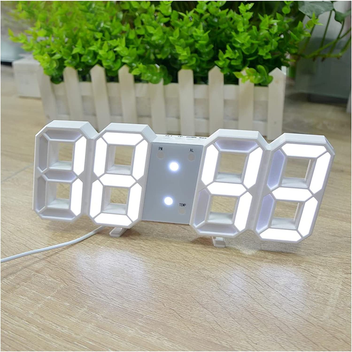 Horloge Murale numérique LED 3D - تنزوت