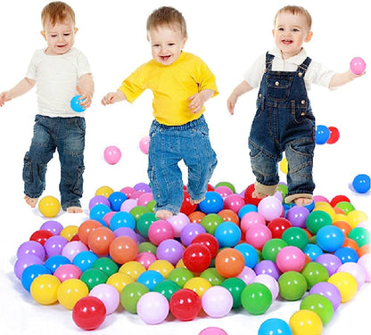 Sac de 50 balles De Jeux multicolore avec Diamètre 75 Mm