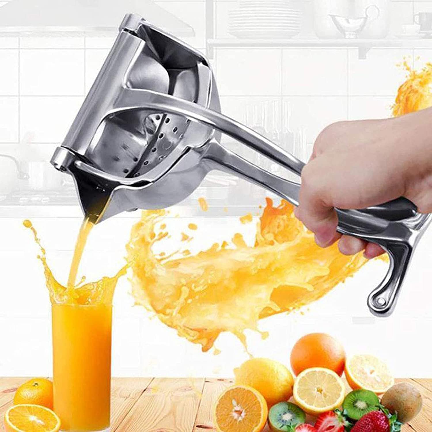 Presse-agrumes à main en aluminium pour Jus de fruits تنزوت