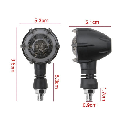 Clignotants LED pour Moto Couleur Rouge et Orange 2pcs - أشارات غمازات دراجة نارية أحمر وبرتقالي
