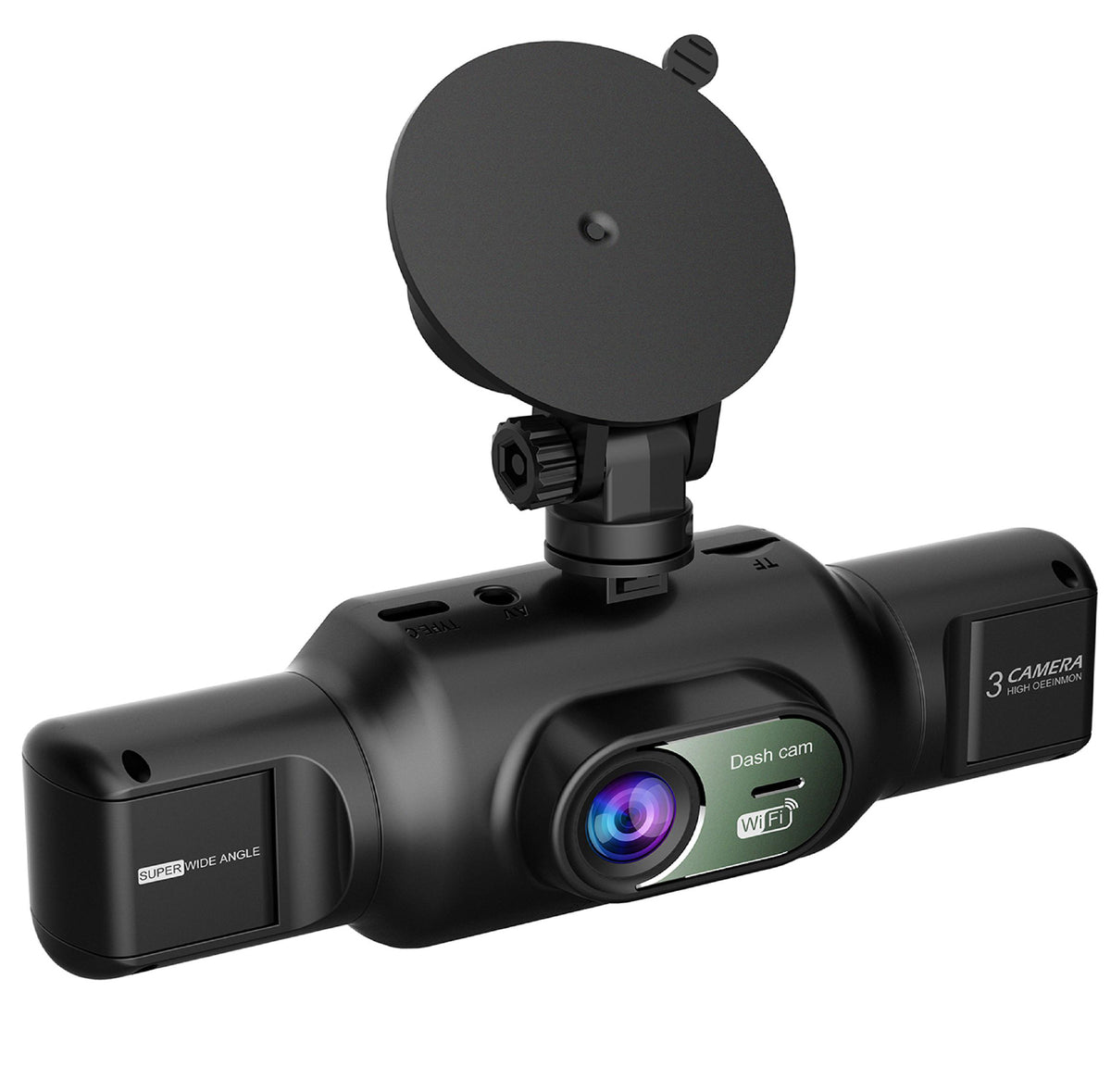 Caméra Dashcam 4 Canaux Enregistreur de Conduite Multi-Angles WiFi - كاميرا قيادة 4 قنوات مع واي فاي وتغطية شاملة للسيارة
