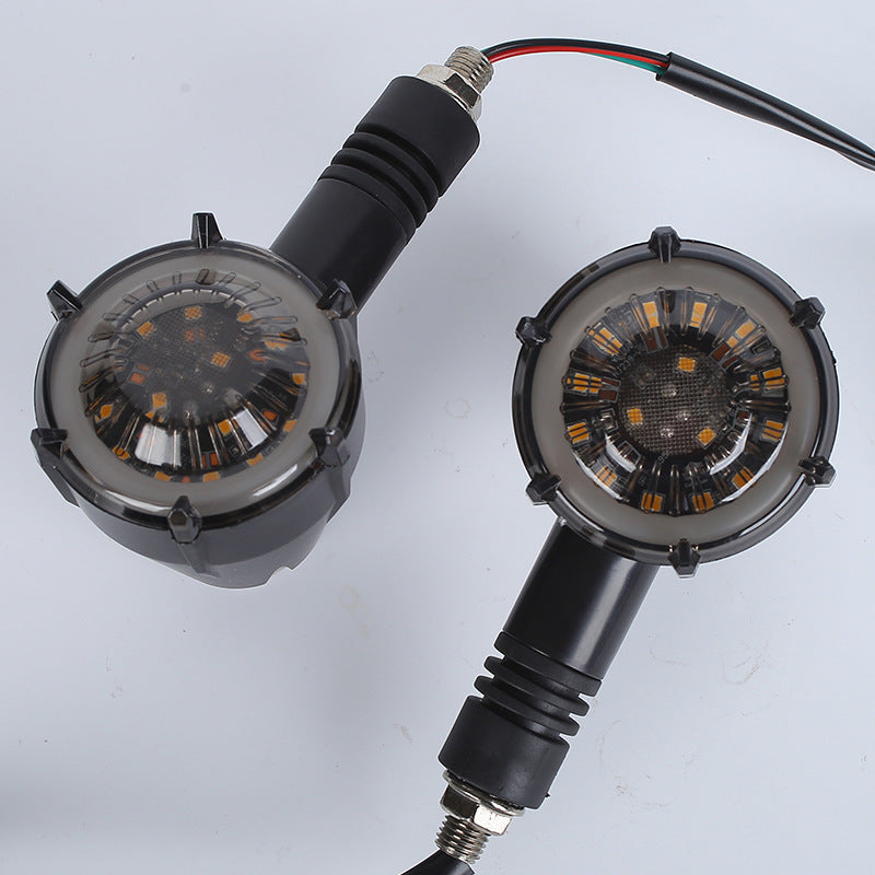 Clignotants LED pour Moto Couleur Rouge et Orange 2pcs - أشارات غمازات دراجة نارية أحمر وبرتقالي