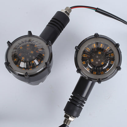 Clignotants LED pour Moto Couleur Rouge et Orange 2pcs - أشارات غمازات دراجة نارية أحمر وبرتقالي
