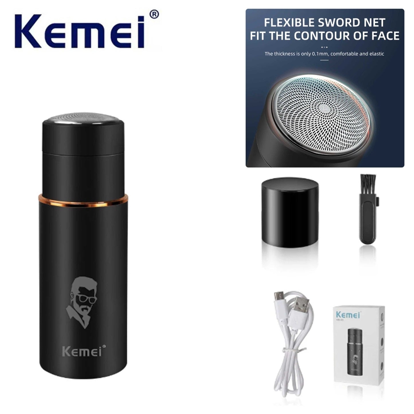 Tondeuse Kemei Km-X5 - آلة حلاقة كهربائية محمولة تنزوت