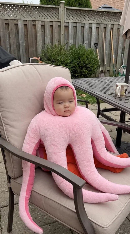 Costume Bébé Pieuvre Doux et Confortable – زيّ أطفال على شكل أخطبوط ناعم ومريح