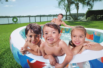 Piscine Elliptique Gonflable Familiale Bestway 54066