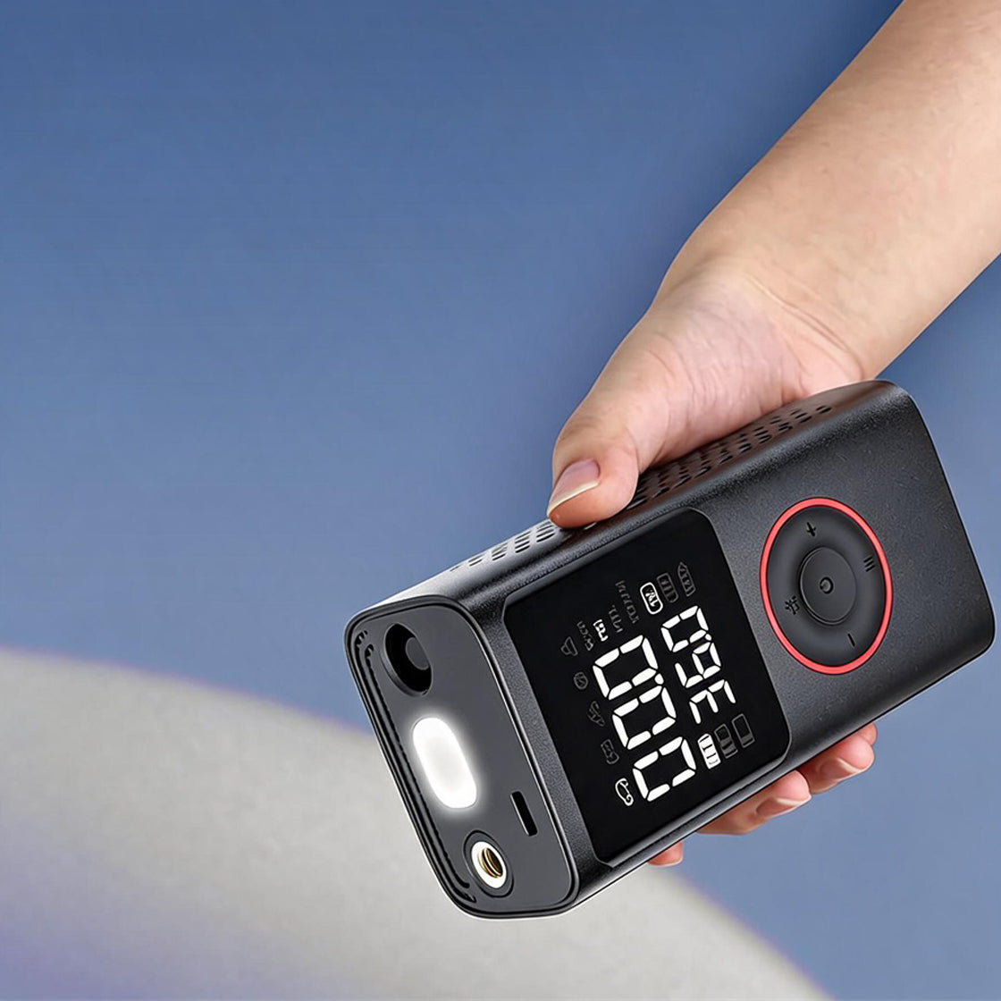 Compresseur à air et Gonfleur de Pneu Portable Sans Fil 150 PSI - مضخة هواء كهربائية لاسلكية للسيارات والدراجات