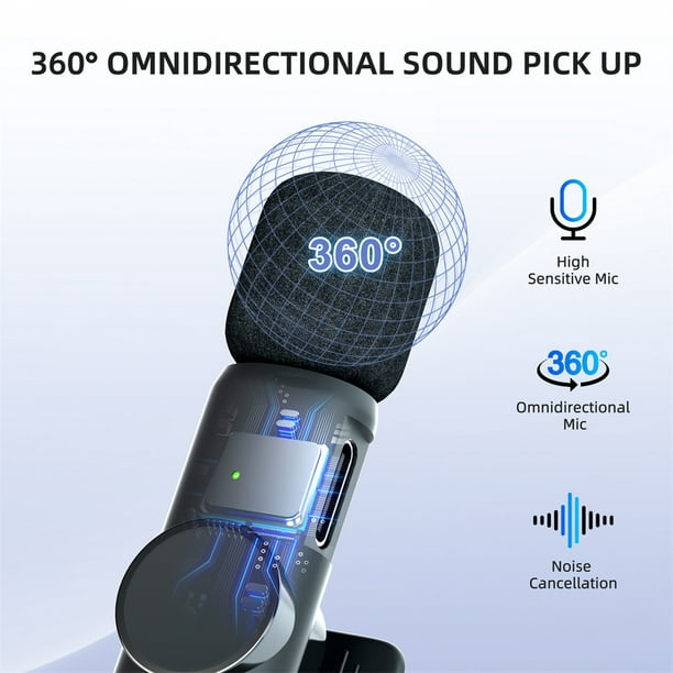 K11 Microphone-cravate sans fil Recording Audio Video Androïd / iPhone