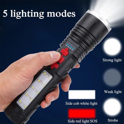 Lampe de Poche Téléscopique 50 LED – مصباح يدوي