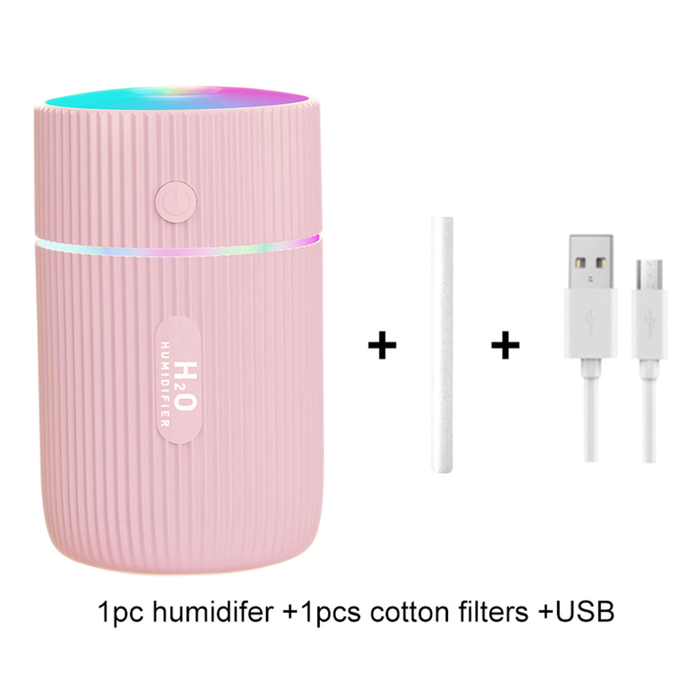 Humidificateur Ultrasonic Rgb capacité de 220 ml 2 Modes diffuseur