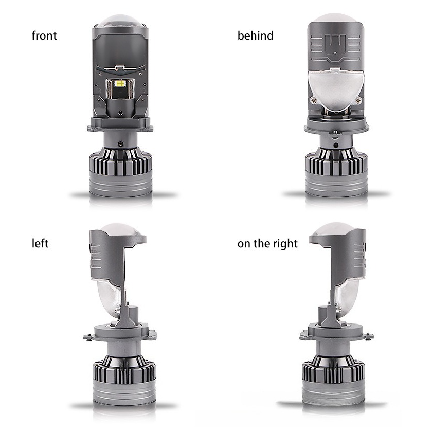 Mini Loupe Laser T90 H4 140W et Phares LED 6000K - كشافات ليد للسيارات بقوة 140 واط وإضاءة بيضاء 6000 كلفن