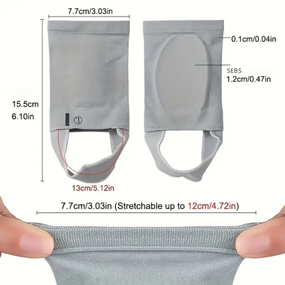 Paire Semelles de pied Soutien de la voûte plantaire en silicone pour fasciite plantaire orthopédique