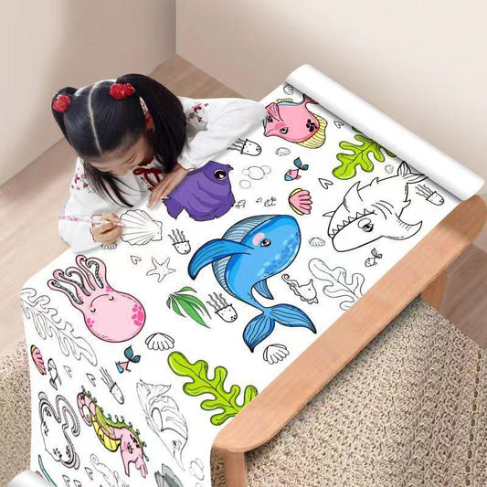 Rouleau de papier à colorier pour enfants 500*30 - ورق تلوين للأطفال تنزوت
