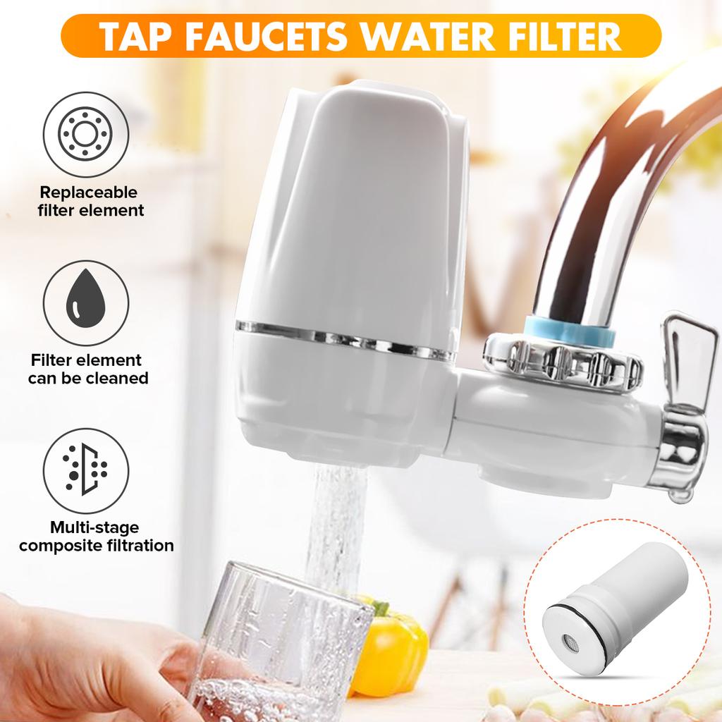 Robinet Filtre à eau cuisine, pour l'élimination de la rouille et des bactéries Le Chlore Et Les Matières Organiques تنزوت