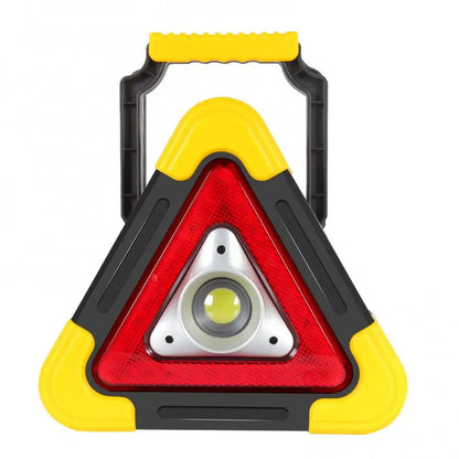 Triangle D'alerte Torche LED 10W Multifonctionnelle Chargé Avec L'énergie Solaire HB-6609
