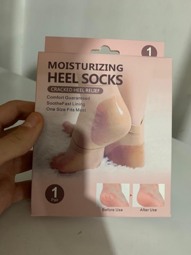 Paires de chaussettes hydratantes pour le traitement du talon fissuré