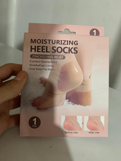 Paires de chaussettes hydratantes pour le traitement du talon fissuré
