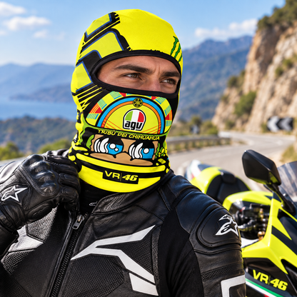 Cagoule Moto Thermique Balaclava VR46 - قناع واقي وجه كامل حراري للدراجات النارية