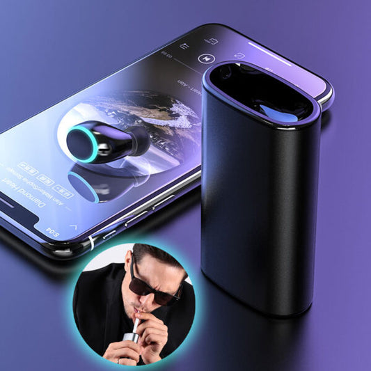 Écouteurs Sans Fil VALDUS A13 TWS 3EN1 avec Boîtier de Charge 1000mAh et Allume Ci-gare Intégré- سماعة لاسلكية وباور بانك مع مشعل تنزوت