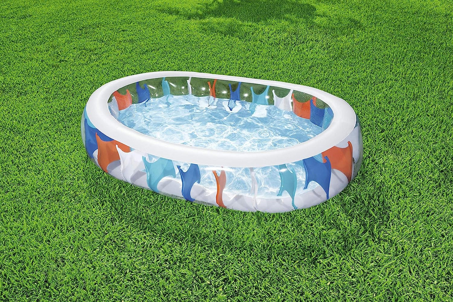 Piscine Elliptique Gonflable Familiale Bestway 54066