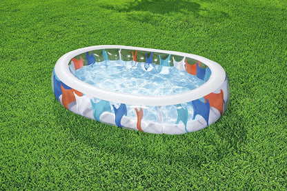Piscine Elliptique Gonflable Familiale Bestway 54066