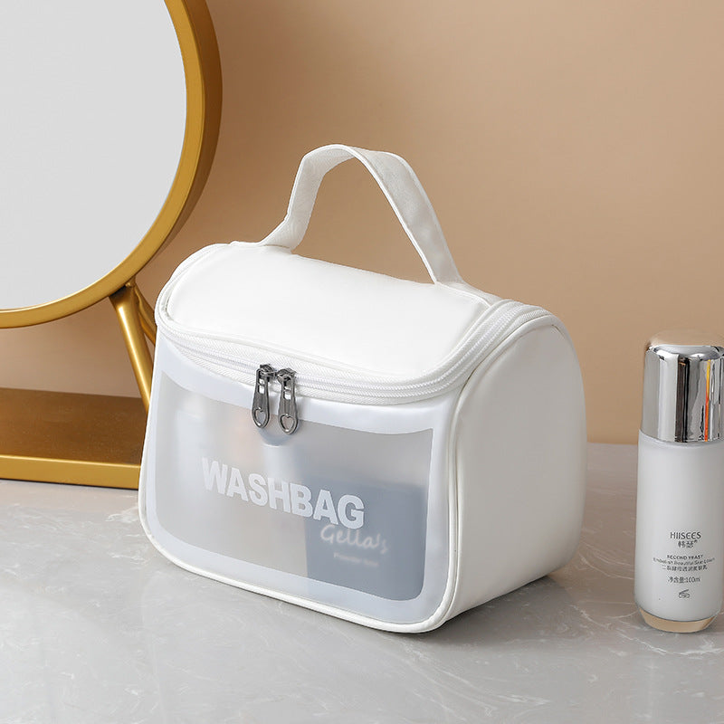 Sac cosmétique multifonctionnel pour femme Étanche Transparent