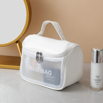 Sac cosmétique multifonctionnel pour femme Étanche Transparent